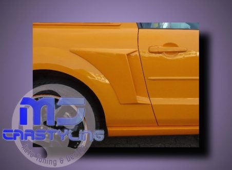 Ford Mustang 5gen - Luchthappers achterscherm