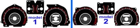 Honda CRX '88-'90 - Indiglo Tellerplaten - Afbeelding 7