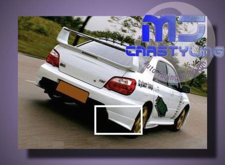 Subaru Impreza '03 - Achterbumper spoilers