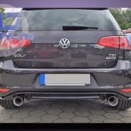 VW Golf 7 – Achterbumper diffuser