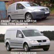 VW Caddy MK3 – Voorbumper spoiler