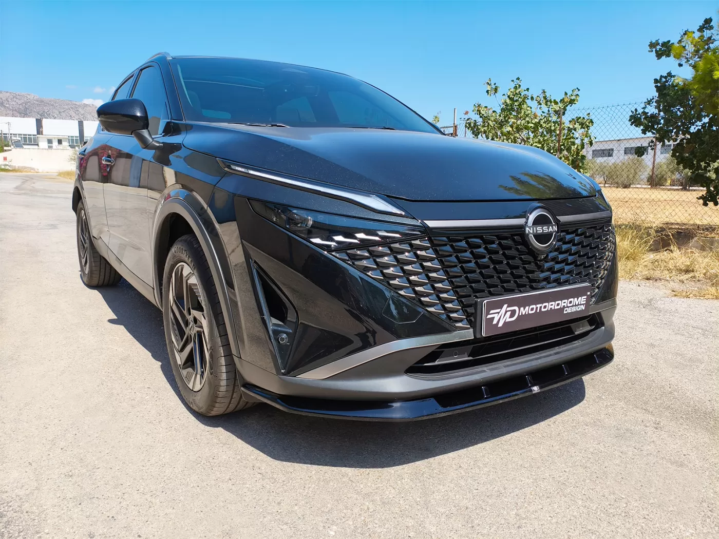 Nissan Qashgai J12 Facelift - Voorbumper spoiler