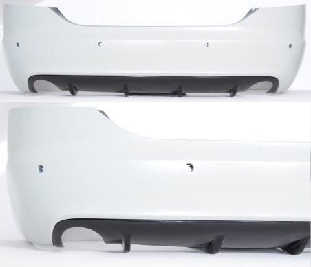 Audi A6 C6 - Achterbumper diffuser (RS6 Look)