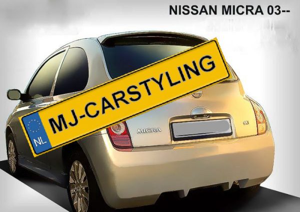Nissan Micra K12 - Dakspoiler