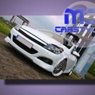 Opel Astra H TwinTop – Voorbumper spoiler (OPC Line)