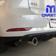 VW Golf 7 Facelift – Achterbumper diffuser (TCR Look)